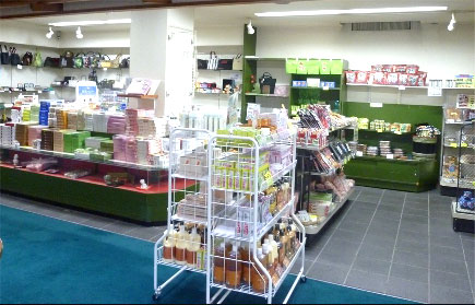 売店でお買い物