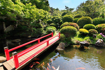 四千坪の庭園を散策